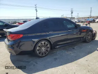 2018 BMW 5 Series 530i with VIN WBAJA5C59JWA35964, listed as a Copart auction lot 49891975 with 111,809 mi miles and Salvage Title. Bid and sale history available at DreamBid. Image 3.