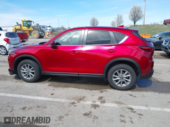 2023 Mazda CX-5 S Preferred with VIN JM3KFBCM1P0192760, listed as a IAAI auction lot 41872464 with 19,005 mi miles and . Bid and sale history available at carsss.com. Image 14.
