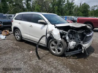 2015 Toyota Highlander Limited with VIN 5TDDKRFH8FS173610, listed as a Copart auction lot 52154925 with 0 mi miles and Salvage Title. Bid and sale history available at carsss.com. Image 4.
