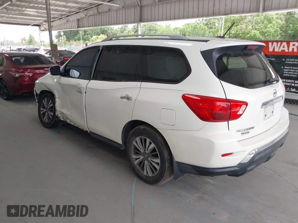 2017 Nissan Pathfinder SV z VIN 5N1DR2MN3HC674075, wystawiony jako IAAI lot #42435222 z przebiegiem 164 839 mil mil oraz . Historia ofert i sprzedaży dostępna na DreamBid. Obrazek 3.