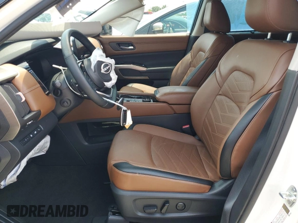 2023 Nissan Pathfinder Platinum with VIN 5N1DR3DK0PC277403, listed as a Copart auction lot 59861525 with 22,966 mi miles and Non repairable. Bid and sale history available at DreamBid. Image 7.