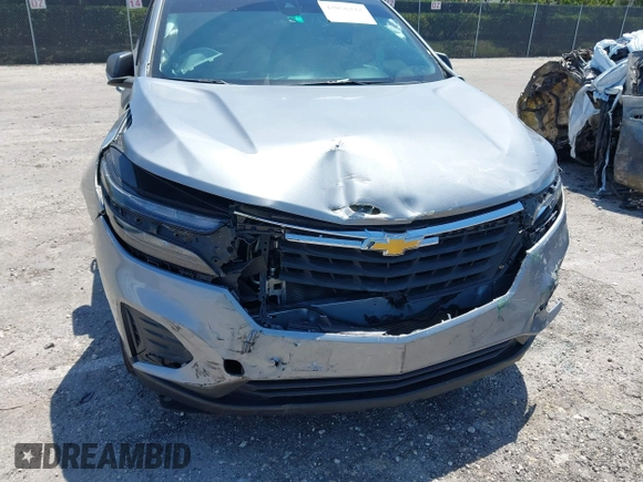 2024 Chevrolet Equinox LS with VIN 3GNAXHEG9RL168375, listed as a IAAI auction lot 42056222 with 8,615 mi miles and . Bid and sale history available at DreamBid. Image 6.
