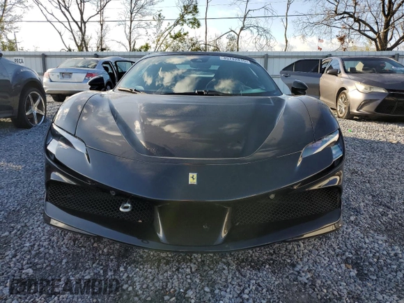 2022 Ferrari SF90 with VIN ZFF95NLA6N0276511, listed as a Copart auction lot 45742815 with Not provided miles and Salvage title. Bid and sale history available at DreamBid. Image 5.