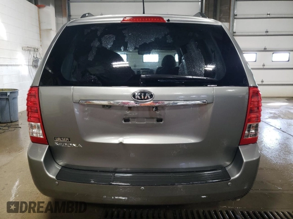 2011 Kia Sedona LX with VIN KNDMG4C76B6380846, listed as a Copart auction lot 50566955 with 106,148 mi miles and Salvage Title. Bid and sale history available at carsss.com. Image 6.