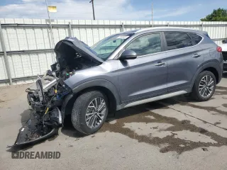 2021 Hyundai Tucson Ultimate with VIN KM8J3CAL5MU293149, listed as a Copart auction lot 59509835 with 38,823 mi miles and Salvage title. Bid and sale history available at DreamBid. Image 1.