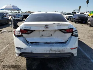 2020 Nissan Sentra SR with VIN 3N1AB8DV9LY246058, listed as a Copart auction lot 46871745 with 85,512 mi miles and Salvage Title. Bid and sale history available at carsss.com. Image 6.