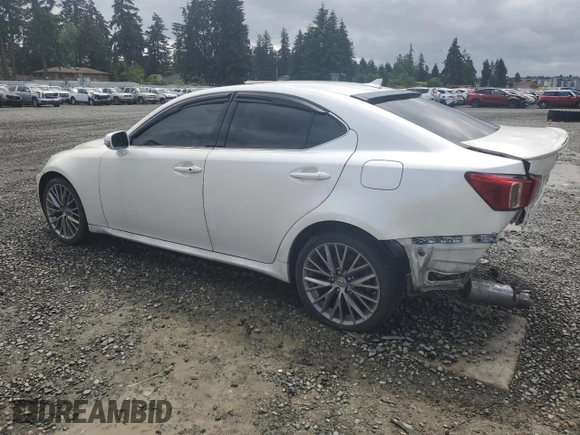 2011 Lexus IS 250 with VIN JTHCF5C27B5051554, listed as a Copart auction lot 56521425 with 133,661 mi miles and Salvage title. Bid and sale history available at DreamBid. Image 2.