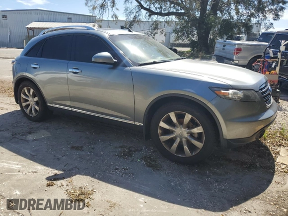 2006 Infiniti FX35 with VIN JNRAS08U86X103270, listed as a Copart auction lot 75599634 with 109,813 mi miles and Salvage Title. Bid and sale history available at carsss.com. Image 4.