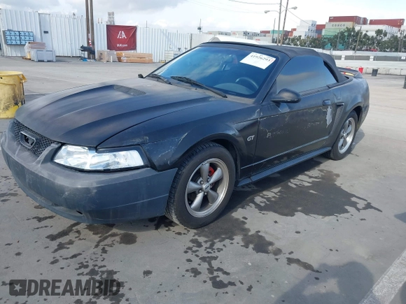 2000 Ford Mustang GT with VIN 1FAFP45X1YF165489, listed as a IAAI auction lot 41926293 with 144,312 mi miles. Bid and sale history available at carsss.com. Image 17.