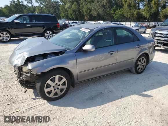 2006 Mazda 6 i with VIN 1YVFP80C865M68238, listed as a Copart auction lot 76009374 with 290,505 mi miles and Salvage Title. Bid and sale history available at carsss.com. Image 1.