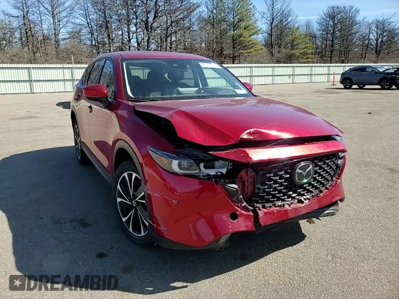 2022 Mazda CX-5 2.5 S Premium Package with VIN JM3KFBDM5N1569337, listed as a Copart auction lot 47437625 with 31,504 mi miles and Salvage Title. Bid and sale history available at carsss.com. Image 11.
