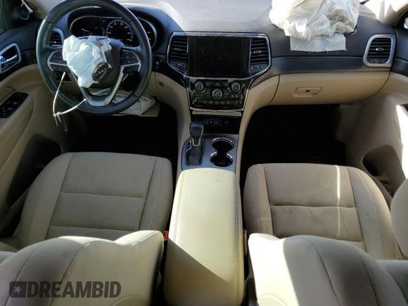 2022 Jeep Grand Cherokee Laredo X z VIN 1C4RJFAG0NC175387, wystawiony jako Copart lot #49708525 z przebiegiem 25 682 mil mil oraz Szkoda całkowita • Salvage title. Historia ofert i sprzedaży dostępna na DreamBid. Obrazek 8.