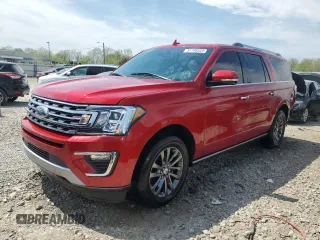 2021 Ford Expedition Max Limited z VIN 1FMJK2AT2MEA39714, wystawiony jako Copart lot #51796535 z przebiegiem 68 823 mil mil oraz Szkoda całkowita • Salvage title. Historia ofert i sprzedaży dostępna na DreamBid. Obrazek 1.