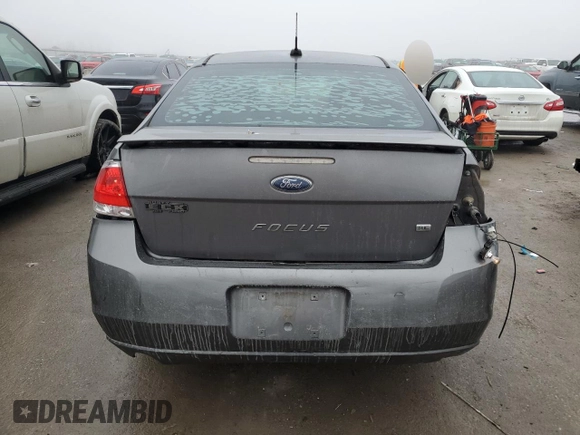 2011 Ford Focus SE with VIN 1FAHP3FN5BW184070, listed as a Copart auction lot 43336645 with 200,064 mi miles and Salvage Title. Bid and sale history available at carsss.com. Image 6.