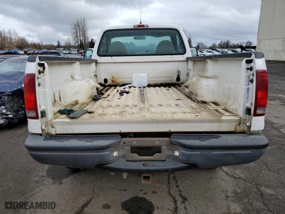 1999 Ford Super Duty F-250 XL with VIN 1FTNF21L3XEA93733, listed as a Copart auction lot 43638935 with 108,911 mi miles and Clean Title. Bid and sale history available at carsss.com. Image 6.