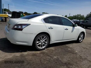 2013 Nissan Maxima S with VIN 1N4AA5AP5DC840795, listed as a Copart auction lot 57712115 with 187,516 mi miles and Salvage title. Bid and sale history available at DreamBid. Image 3.