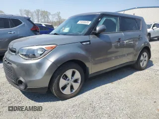 2015 Kia Soul with VIN KNDJN2A27F7121724, listed as a Copart auction lot 51036535 with 57,590 mi miles and Salvage Title. Bid and sale history available at DreamBid. Image 1.