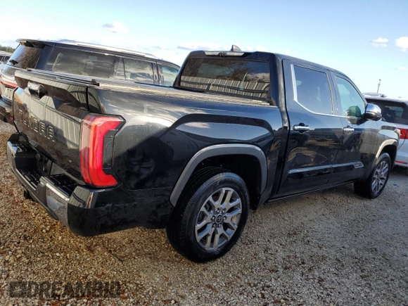 2024 Toyota Tundra 1794 Edition with VIN 5TFMC5DB8RX054569, listed as a Copart auction lot 79186024 with Not provided miles and Non repairable. Bid and sale history available at DreamBid. Image 3.