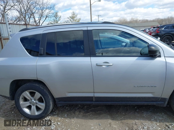 2013 Jeep Compass Sport with VIN 1C4NJDBBXDD177680, listed as a IAAI auction lot 41893859 with 175,227 mi miles. Bid and sale history available at carsss.com. Image 13.