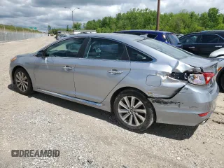 2015 Hyundai Sonata Sport with VIN 5NPE34AF3FH072555, listed as a Copart auction lot 58153545 with 128,180 mi miles and Salvage title. Bid and sale history available at DreamBid. Image 2.