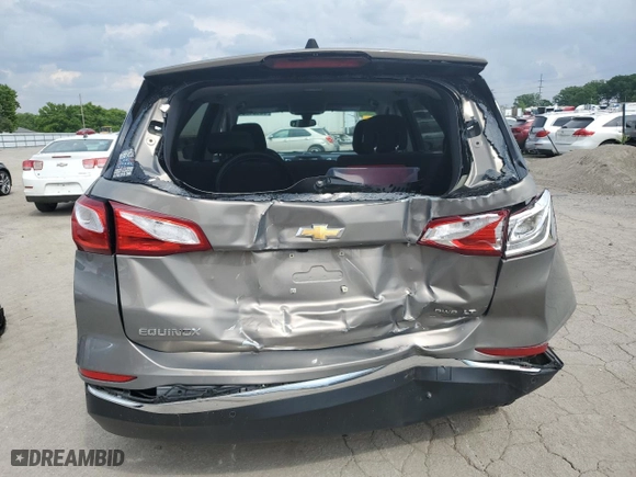 2018 Chevrolet Equinox LT with VIN 3GNAXSEVXJS647958, listed as a Copart auction lot 55404204 with 63,040 mi miles and Salvage Title. Bid and sale history available at carsss.com. Image 6.