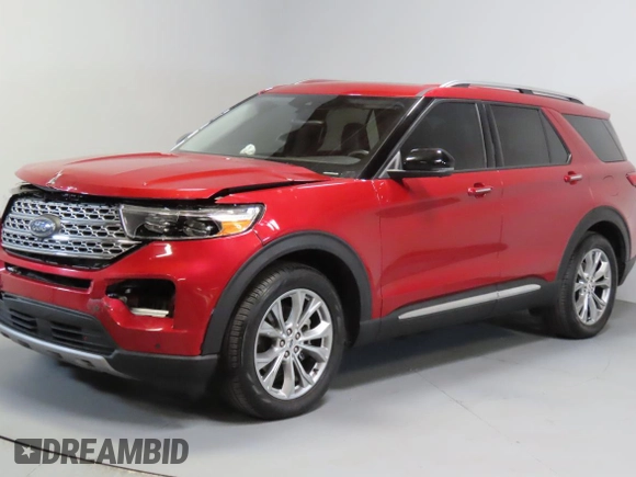 2021 Ford Explorer Limited with VIN 1FMSK7FH1MGB02375, listed as a Copart auction lot 53718655 with 48,371 mi miles and Salvage Title. Bid and sale history available at carsss.com. Image 2.