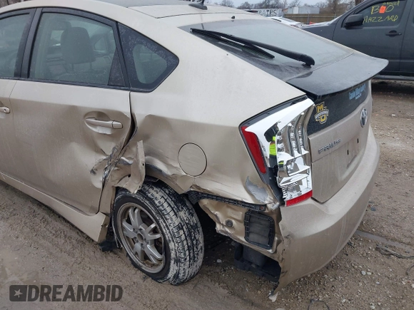 2010 Toyota Prius II with VIN JTDKN3DU1A1291631, listed as a IAAI auction lot 41465573 with 198,277 mi miles. Bid and sale history available at carsss.com. Image 6.