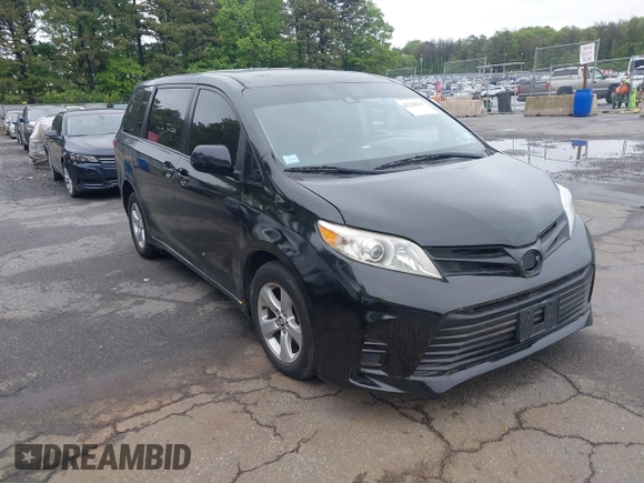 2018 Toyota Sienna L with VIN 5TDZZ3DC7JS912142, listed as a IAAI auction lot 42330428 with 221,498 mi miles and . Bid and sale history available at DreamBid. Image 1.