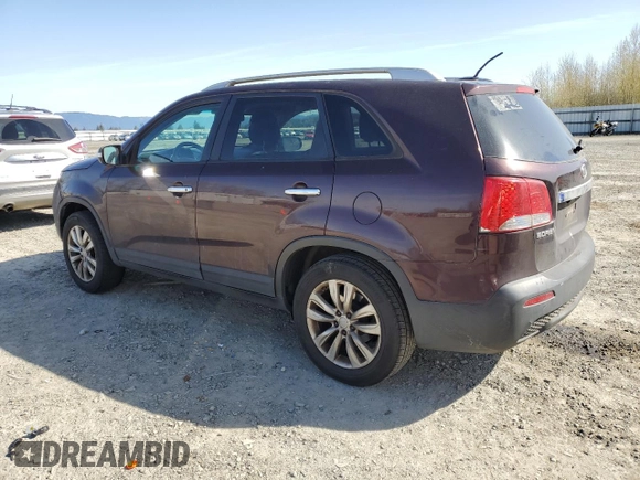 2011 Kia Sorento LX with VIN 5XYKT4A20BG083899, listed as a Copart auction lot 51536675 with 211,323 mi miles and Clean Title. Bid and sale history available at DreamBid. Image 2.