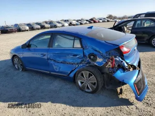 2017 Hyundai Ioniq Limited with VIN KMHC85LC7HU018827, listed as a Copart auction lot 42440655 with 125,104 mi miles and Salvage Title. Bid and sale history available at DreamBid. Image 2.