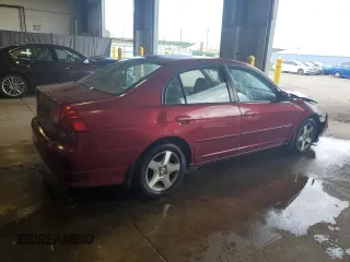 2005 Honda Civic EX SSRS z VIN 2HGES26845H593066, wystawiony jako Copart lot #57757625 z przebiegiem 109 048 mil mil oraz Szkoda całkowita • Salvage title. Historia ofert i sprzedaży dostępna na DreamBid. Obrazek 3.