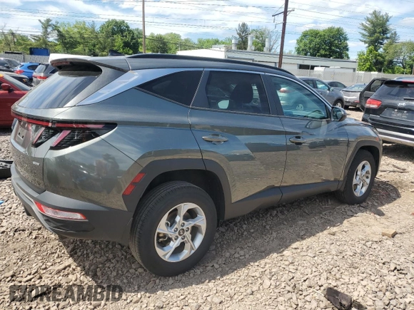 2023 Hyundai Tucson SEL z VIN 5NMJBCAE1PH272772, wystawiony jako Copart lot #56799805 z przebiegiem 20 041 mil mil oraz Szkoda całkowita • Salvage title. Historia ofert i sprzedaży dostępna na DreamBid. Obrazek 3.