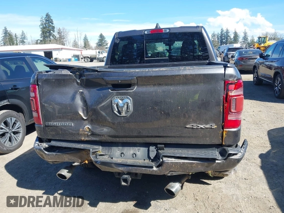 2019 Ram 1500 Big Horn/Lone Star with VIN 1C6SRFFTXKN681543, listed as a IAAI auction lot 41892943 with 86,105 mi miles. Bid and sale history available at carsss.com. Image 16.
