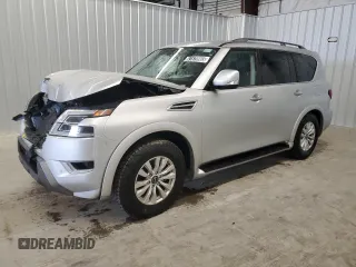 2023 Nissan Armada SV with VIN JN8AY2AD8P9690973, listed as a Copart auction lot 41570965 with 41,414 mi miles and Salvage title. Bid and sale history available at DreamBid. Image 1.