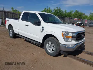 2021 Ford F-150 XL with VIN 1FTFX1E84MKE55115, listed as a IAAI auction lot 42081695 with 115,219 mi miles and . Bid and sale history available at DreamBid. Image 1.