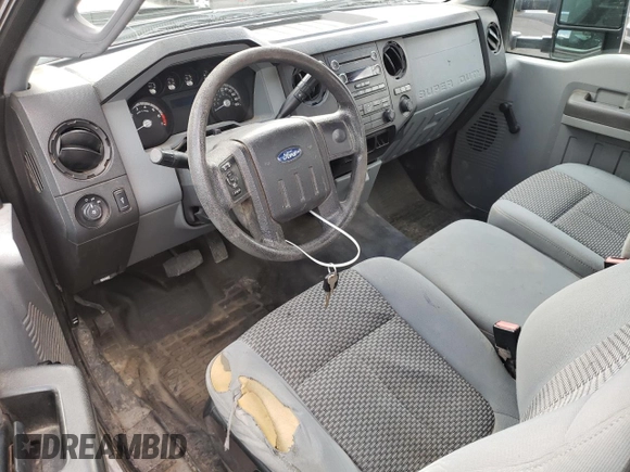 2013 Ford F-250 XL with VIN 1FTBF2A66DEA82444, listed as a Copart auction lot 50508725 with 123,309 mi miles and Clean Title. Bid and sale history available at DreamBid. Image 8.