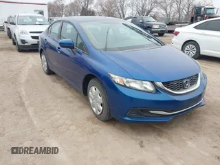 2014 Honda Civic Sedan LX with VIN 19XFB2F54EE063863, listed as a IAAI auction lot 41970281 with 116,538 mi miles. Bid and sale history available at carsss.com. Image 1.