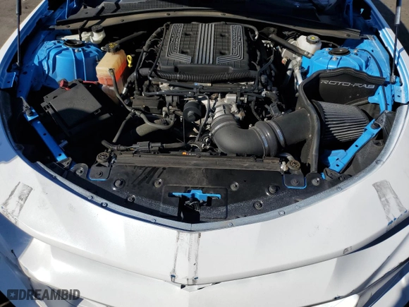 2022 Chevrolet Camaro ZL1 with VIN 1G1FK1R63N0122921, listed as a Copart auction lot 70043244 with 18,236 mi miles and Salvage Title. Bid and sale history available at carsss.com. Image 13.
