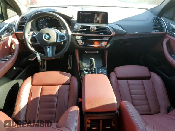 2021 BMW X4 M40i with VIN 5UX2V5C05M9H59295, listed as a Copart auction lot 71312963 with 31,050 mi miles. Bid and sale history available at carsss.com. Image 8.