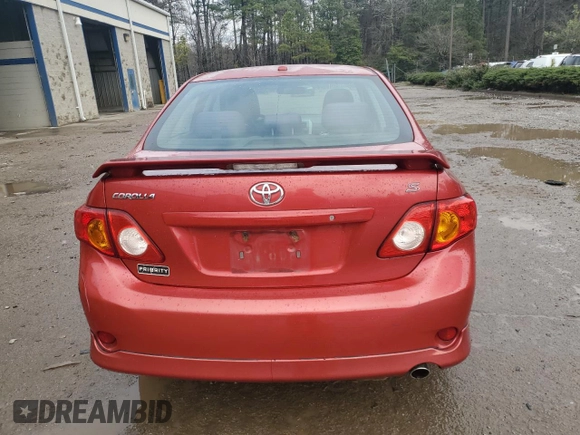 2010 Toyota Corolla with VIN 2T1BU4EE9AC260462, listed as a Copart auction lot 50319475 with 145,521 mi miles and Salvage Title. Bid and sale history available at carsss.com. Image 6.