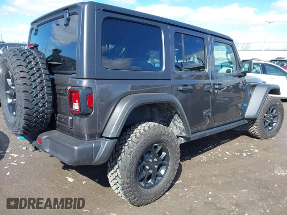 2024 Jeep Wrangler Willys z VIN 1C4RJXN61RW322456, wystawiony jako IAAI lot #41747226 z przebiegiem 2 043 mil mil oraz . Historia ofert i sprzedaży dostępna na DreamBid. Obrazek 4.