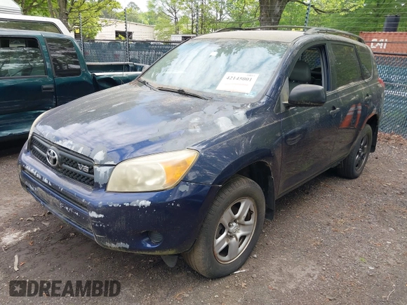 2007 Toyota RAV4 with VIN JTMZK33V176009372, listed as a IAAI auction lot 42145001 with 193,270 mi miles. Bid and sale history available at carsss.com. Image 2.