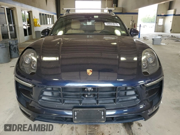 2018 Porsche Macan GTS with VIN WP1AG2A50JLB61808, listed as a Copart auction lot 59893815 with 58,165 mi miles and Salvage title. Bid and sale history available at DreamBid. Image 5.