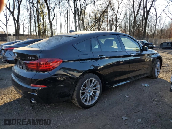 2015 BMW 5 Series 535i Gran Turismo xDrive with VIN WBA5M4C56FD184030, listed as a Copart auction lot 78799914 with 75,488 mi miles and Salvage title. Bid and sale history available at DreamBid. Image 3.