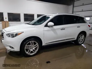 2013 Infiniti JX35 with VIN 5N1AL0MM7DC306511, listed as a Copart auction lot 52390165 with 159,648 mi miles and Clean Title. Bid and sale history available at carsss.com. Image 1.
