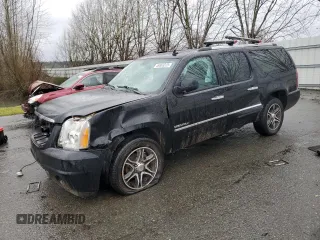 2014 GMC Yukon XL Denali with VIN 1GKS2MEF3ER133527, listed as a Copart auction lot 46869275 with 145,014 mi miles and Salvage Title. Bid and sale history available at carsss.com. Image 1.