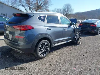 2019 Hyundai Tucson Ultimate with VIN KM8J3CAL2KU841671, listed as a IAAI auction lot 41889660 with 44,779 mi miles. Bid and sale history available at carsss.com. Image 4.