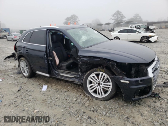 2018 Audi Q5 Premium Plus with VIN WA1BNAFY9J2100515, listed as a Copart auction lot 70344012 with Not Provided miles. Bid and sale history available at carsss.com. Image 4.