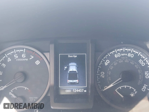 2016 Toyota Tacoma SR with VIN 5TFCZ5ANXGX028464, listed as a IAAI auction lot 41834385 with 124,407 mi miles and . Bid and sale history available at DreamBid. Image 7.