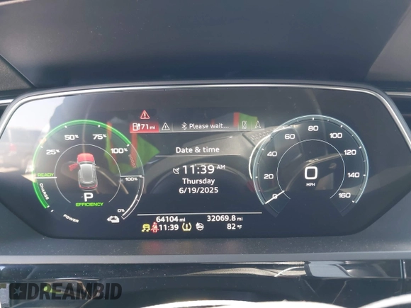 2020 Audi e-tron Sportback Premium Plus with VIN WA12ABGE6LB035499, listed as a IAAI auction lot 42496844 with 64,104 mi miles and . Bid and sale history available at DreamBid. Image 7.